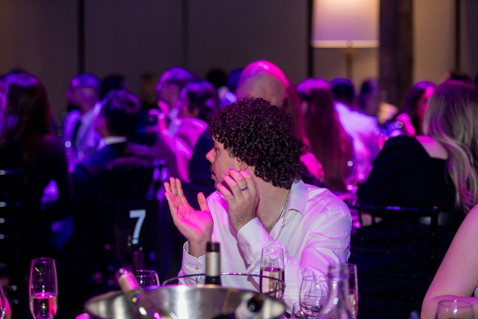 2025 Sydney Young Entrepreneur Awards Gala Dinner Winners accepting trophies on stage at the 2025 Sydney Young Entrepreneur Awards